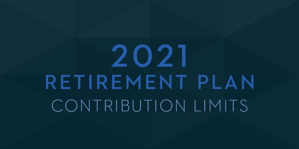 Blog Hero 2021 Retirement Plan Contribution Limits 800X400