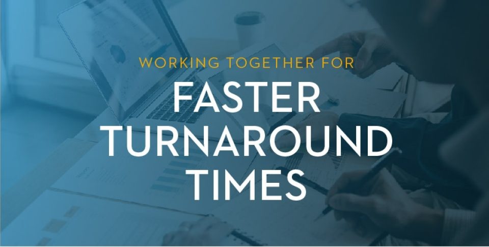 Blog Hero Working Together For Faster Turnaround Times 800X400