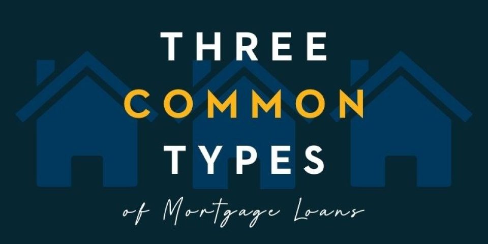 Three Common Types Of Mortgage Loans Blog Image 800X400